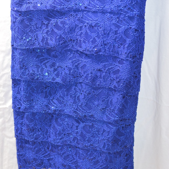 Stretch lace Dress with Sequins SZ 14P - Picture 3 of 7